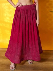 Magenta Embellished Lehenga Set