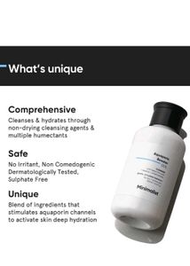 2 Minimalist Aquaporin Booster 05% Cleanser