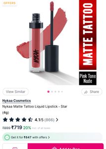 Naykaa Liquid Lipstick Pack Of 2