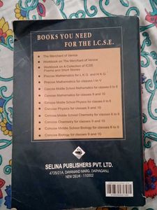 Concise Maths 10th Class ICSE