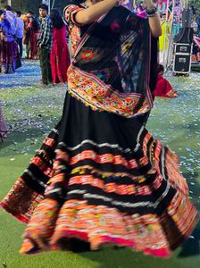 Black Navratri Chaniya Choli