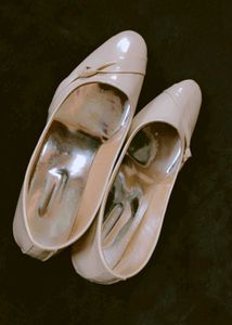 Wedges - Cream Heels