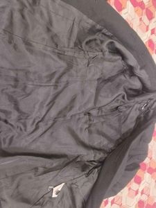 One Button Blazer Jet Black Colour