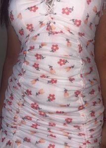 pretty bodycon dress with floral print