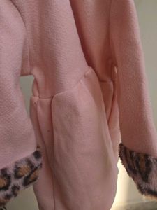 Cute Pink Leopard Print Coat