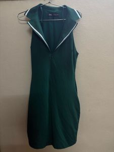 Zara classy Green  Dress