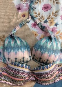 Patterned Bikini Top