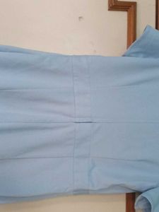 Korean Sky Blue Pencil Dress