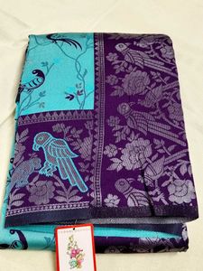 Tissue Saree With Blouse Piece