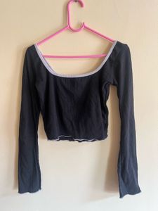 Black Long Sleeve Top