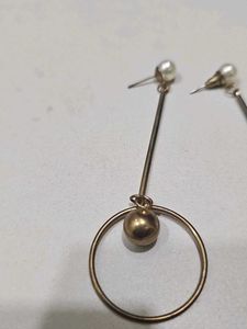 Drop Circle Earrings