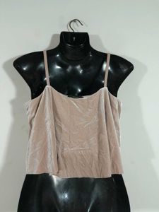 Beige Crop Top For Women&#39;s