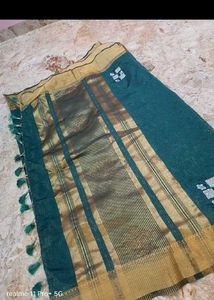 Elegant Green Saree