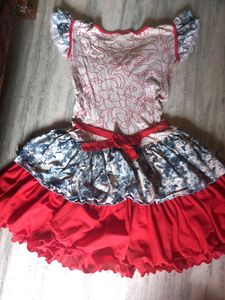Pure Cotton Mini Frock Type Dress