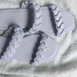 Lavender Flat Slippers