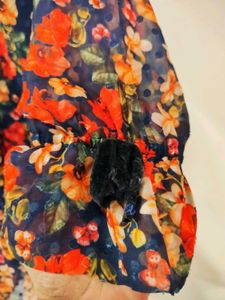 Beautiful Floral Formal Blouse