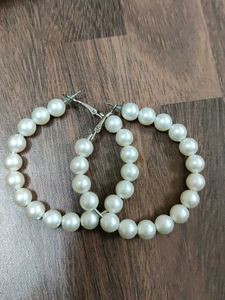 Pearl Hoop Earrings