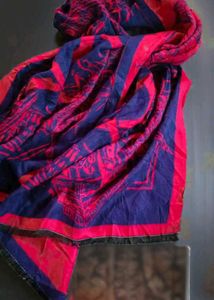 Chanel large luxurious delicate silk/wool scarf
