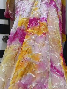 Multi colour gown