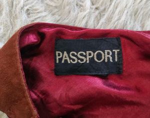 ✨Vintage Suede and Satin Halter Top✨