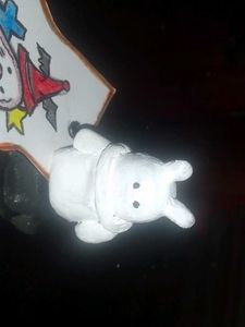 Cute Alien Bear Clay Made