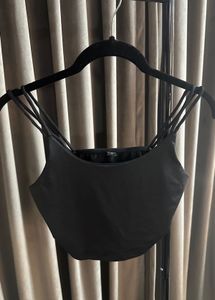 Black Cami Crop Top | S size