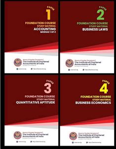 Ca Foundation Latest Books