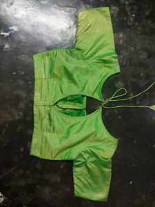 parrot green blouse