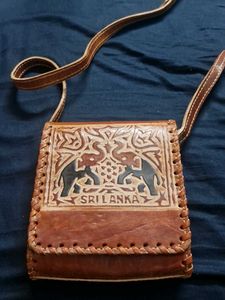 Sri Lanka Leather Sling Bag