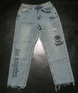 SHEIN Stylish Graphic Jeans