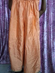 Peach Embroidered Anarkali Dress
