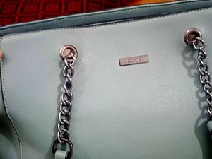 Pastel Blue Shoulder/Tote Bag from CODE