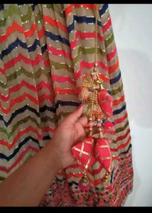 Lehnga Dupatta And 2 Blouse