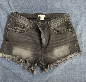 H&amp;M Denim Casual Shorts - Charcoal