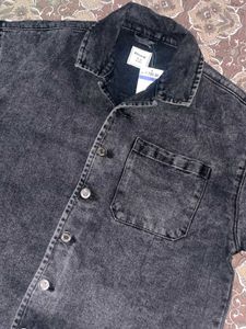 Boys Washed Denim Shirt