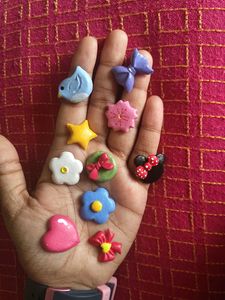 Hand-painted Clay Charms ✨