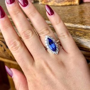 Statement Blue Stone Ring💍