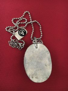 Vintage natural stone Pendant Necklace