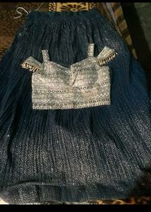 Petrol Colour Lehenga