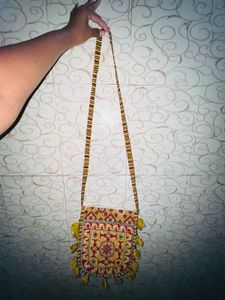 Embroidered Boho Shoulder Bag