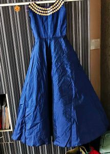 Elegant Blue Party Dress