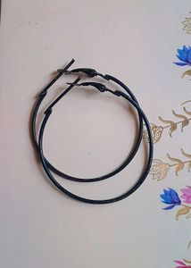 Metal Alloy Hoop Earrings (COMBO)