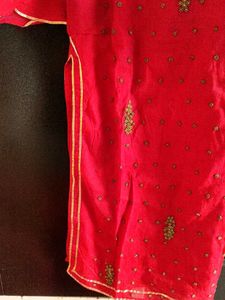 beads work ghrara and kurta set