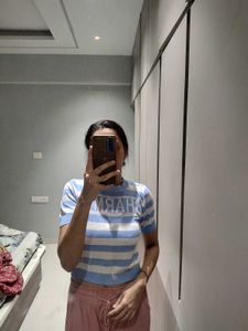 Striped Charm Crop Top