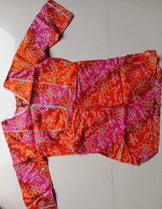 Bandhani Print Short Kurti