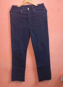 LOV by Westside Dark Blue Tapered-Fit Jeans