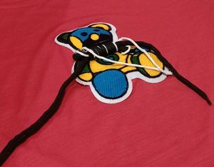 Red Graphic Bear Tee