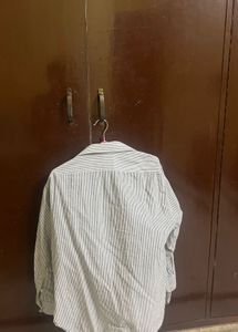 Grey Cotton Shirt For Summer
