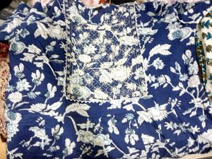 (Fresh Piece)Floral Print Kurta Frocksuit