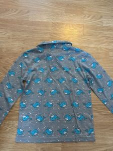 Whale Print Pajama Set